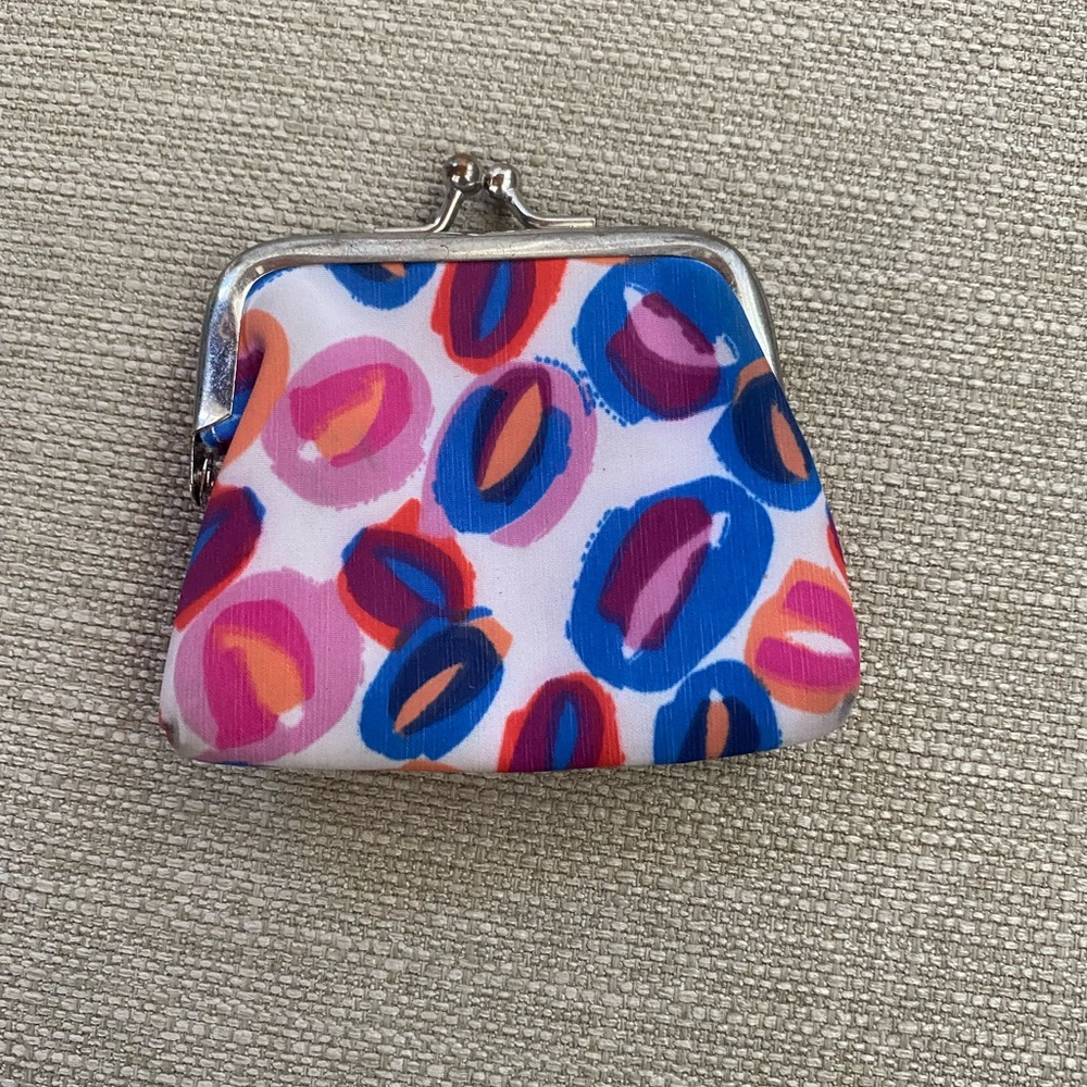 Coin Purse Multicolor Kiss Lock